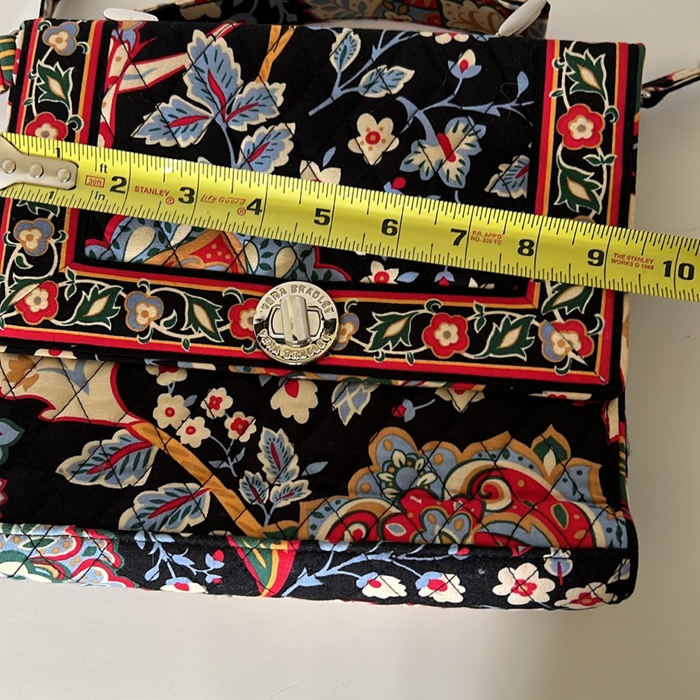 Vera Bradley Julia Versailles Pattern Top Handle & Convertible Detachable Strap - Picture 13 of 16